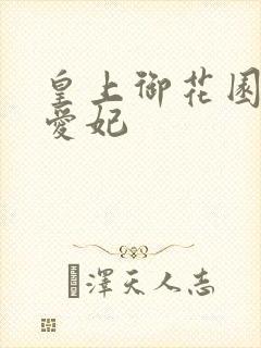 皇上御花园中要爱妃