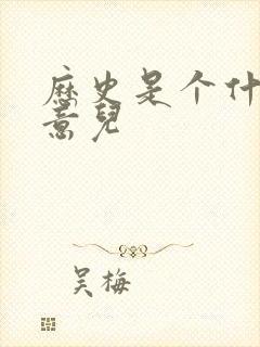 历史是个什么玩意儿