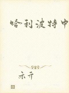 哈利波特中文版