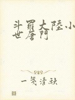 斗罗大陆小说绝世唐门