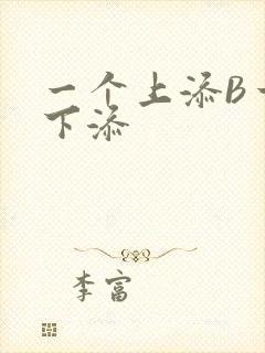 一个上添B一个下添