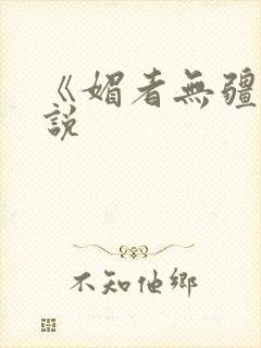 《媚者无疆》小说