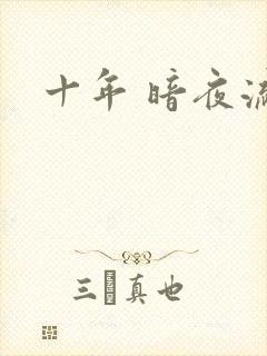 十年 暗夜流光