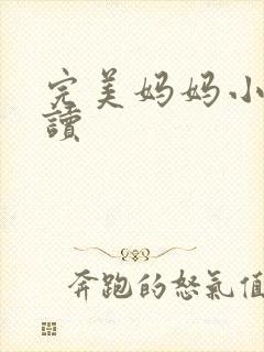 完美妈妈小说阅读