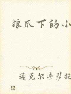 狼爪下的小雏菊