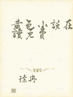 黄色小说在线阅读免费