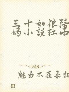 三十如狼陪读妈妈小说杜雨馨