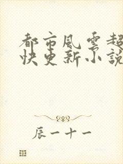 都市风云超前超快更新小说