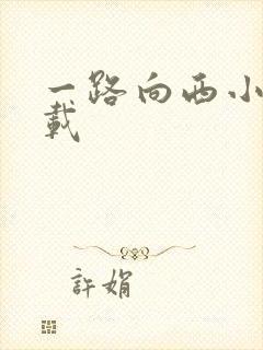 一路向西小说下载