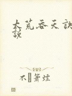 太荒吞天诀 小说