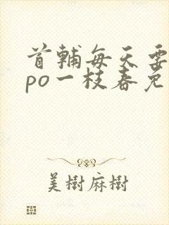 首辅每天要不够po一枝春免费阅读