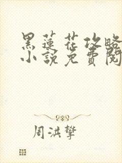 黑莲花攻略手册小说免费阅读全文