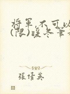 将军,不可以!(限)暖冬笔趣阁免费阅读