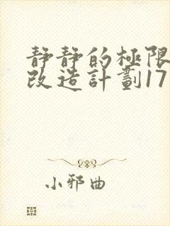 静静的极限自我改造计划17