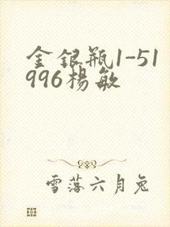 金银瓶1-51996杨敏