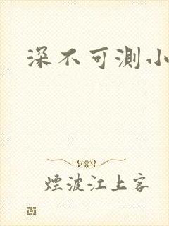 深不可测小说