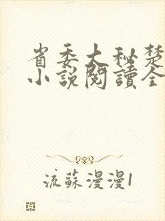 省委大秘楚东恒小说阅读全文