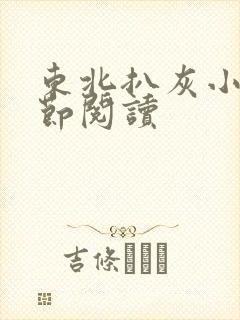 东北扒灰小说分节阅读