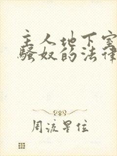 主人地下室惩罚骚奴的法律后果