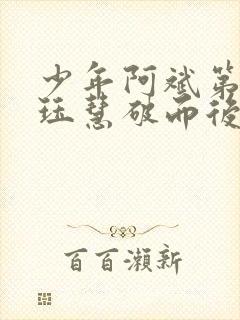 少年阿斌第二部珏慧破而后立