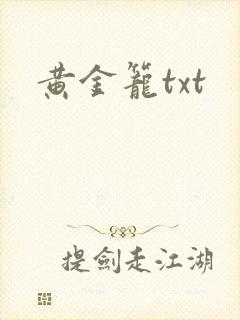 黄金笼txt
