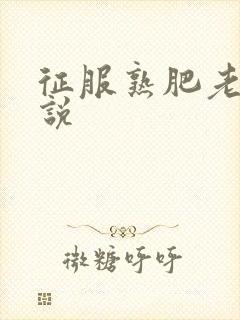 征服熟肥老妇小说