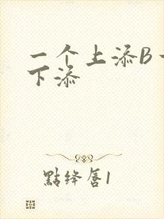 一个上添B一个下添