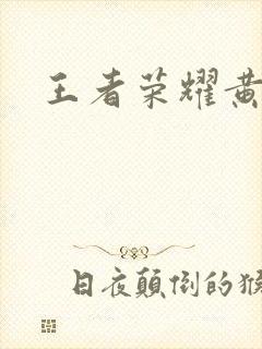 王者荣耀黄化网