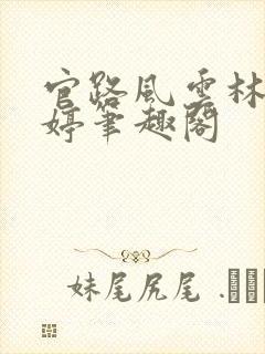 官路风云林海姜婷笔趣阁