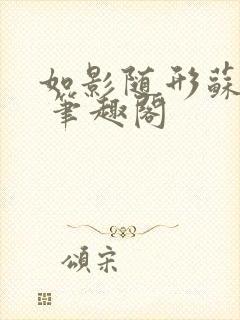 如影随形苏玛丽 笔趣阁