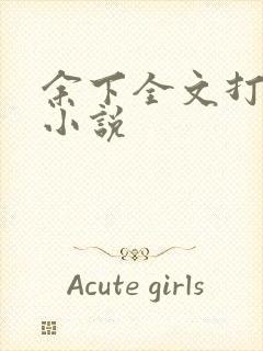 余下全文打不开小说