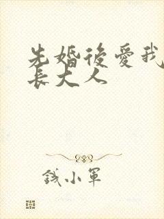 先婚后爱我的市长大人