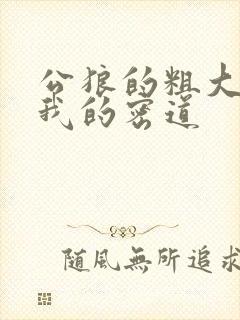 公狼的粗大挺进我的密道