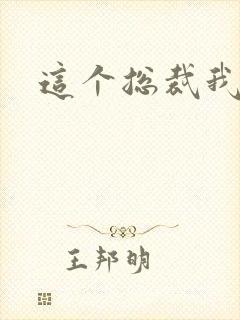 这个总裁我要了