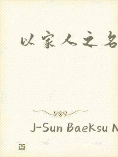 以家人之名小说