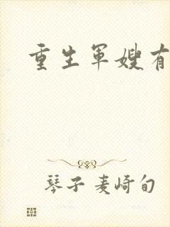 重生军嫂有空间