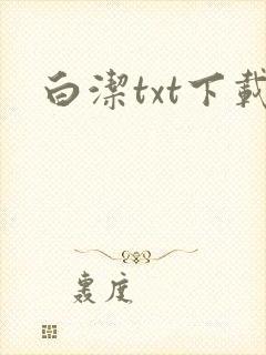白洁txt下载