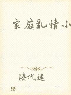 家庭乱情小说