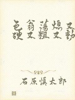 色翁荡熄又大又硬又粗又动态图