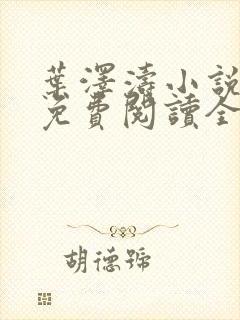 叶泽涛小说全文免费阅读全文