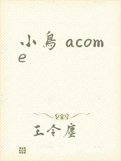 小鸟 acome