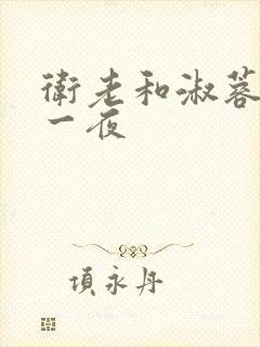 卫老和淑蓉销魂一夜