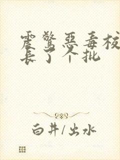 震惊恶毒校霸竟长了个批