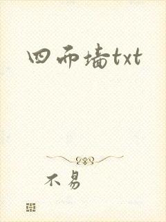 四面墙txt
