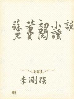 苏若初小说全文免费阅读