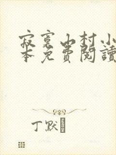 寂寞山村小说全本免费阅读