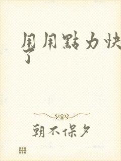 用用点力快要到了