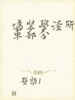 伪装学渣所有开车部分