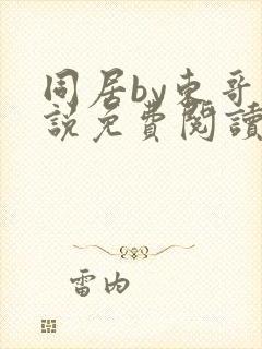 同居by东哥小说免费阅读全文无弹窗