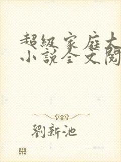 超级家庭大杂烩小说全文阅读